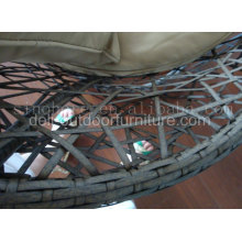 Outdoor Steel Plastic PE Rattan Mesh Chair